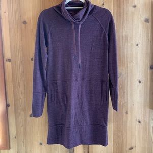 (Prana) Long Purple Fitted Hoodie